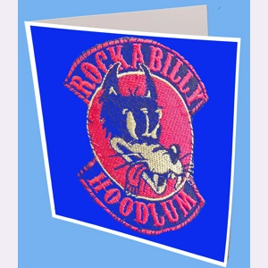 Rockabilly Hoodlum Greeting Card