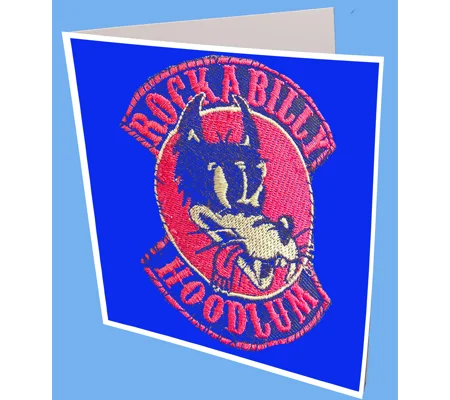 Rockabilly Hoodlum Greeting Card