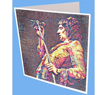 Rod Steward Greeting Card
