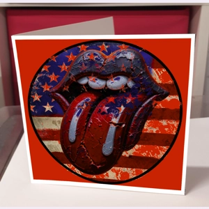 Rolling Stones live in Texas Greeting Card