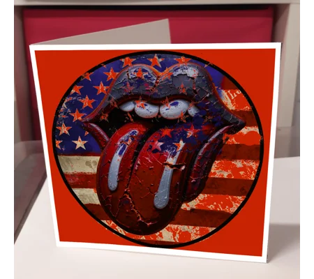 Rolling Stones live in Texas Greeting Card