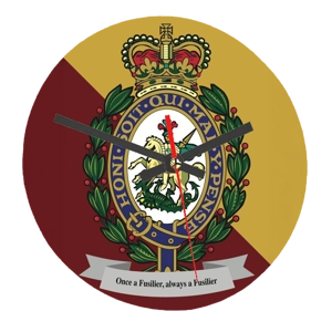 RRF Regimental  Pinbadge Clock