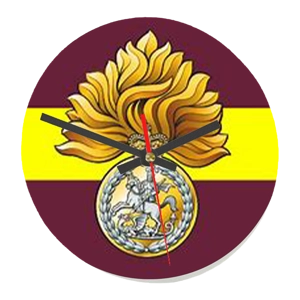 RRF Regimental Cap Badge Clock