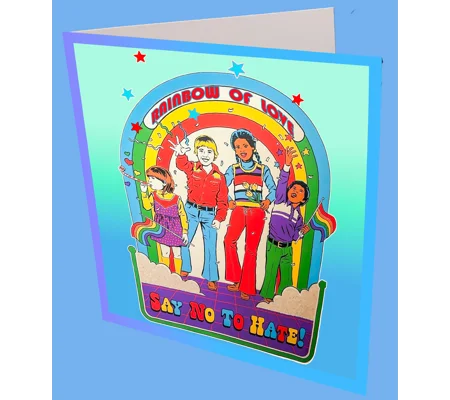 Say No to Hate Greeting Card
