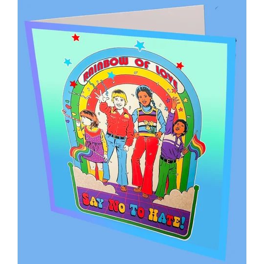 Say No to Hate Greeting Card