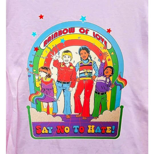 Rainbow of Love, Say No To Hate.