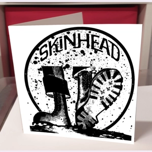 Skinhead Greeting Card