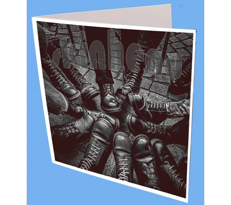 Skinhead Greeting Card