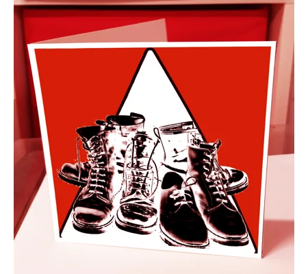 Skinhead Triangle Greeting Card