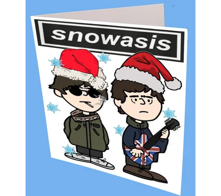 Snowasis Greeting Card