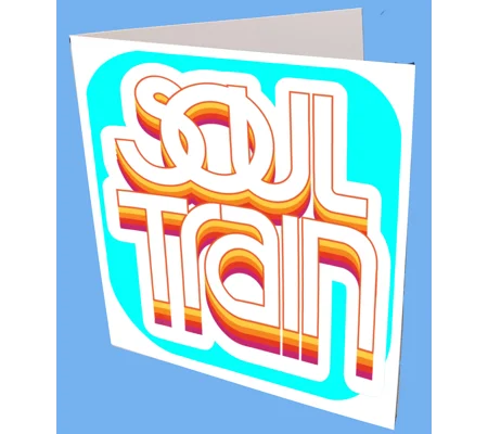 Soul Train Greeting Card