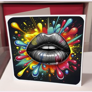 Splat Greeting Card