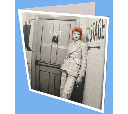 Stage Door Bowie Greeting Card