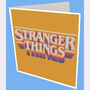 Stranger Things Greeting Card