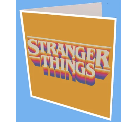 Stranger Things Greeting Card