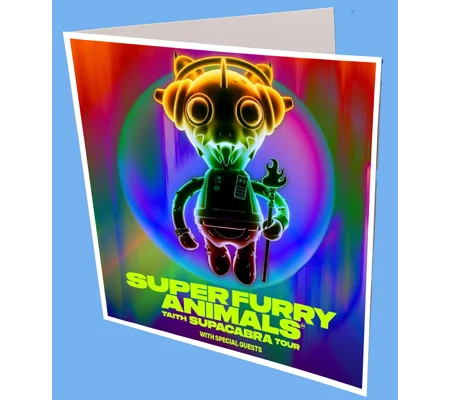 Super Furry Animals Greeting Card