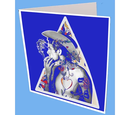 Tattooed James Dean Greeting Card