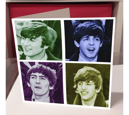 The Beatles Greeting Card