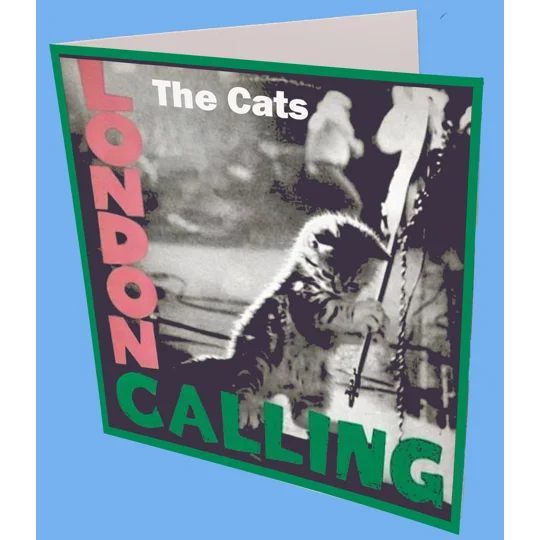 The Cats London Calling Greeting card