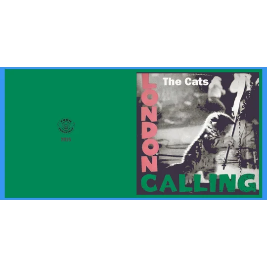 The Cats London Calling Greeting card