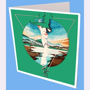 The Man who Fell to Earth Greeting Card