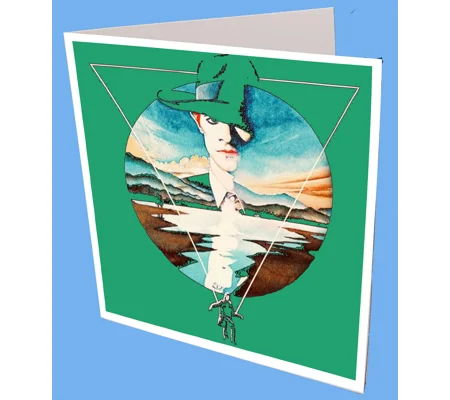 The Man who Fell to Earth Greeting Card
