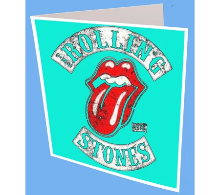 The rolling Stone 1978 Greeting Card