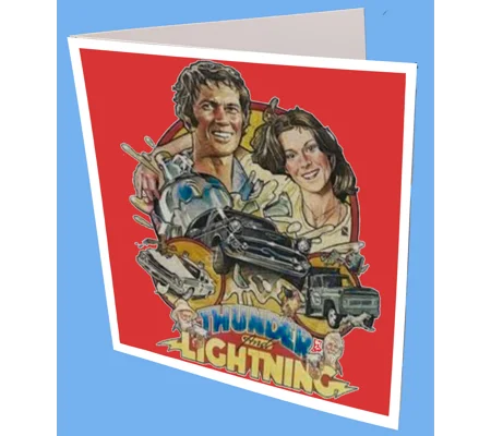 Thunder and Lighting Greeting Card