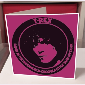 T Rex Dandy Greeting Card T Rex Dandy Greeting Card