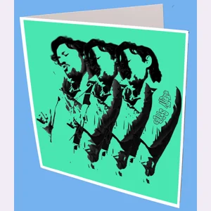 Triple Harry styles Greeting Card