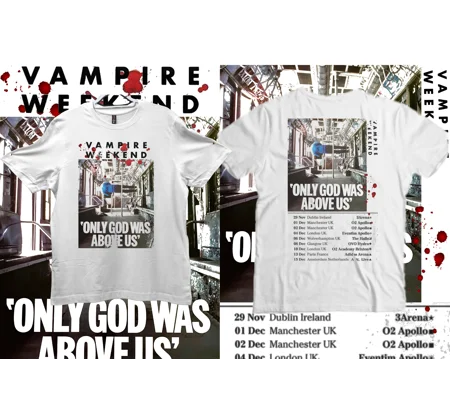 Vampire Weekend Tour T-shirts
