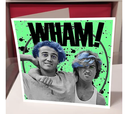 Wham Greeting Card