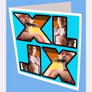 XL Bear Greeting Card