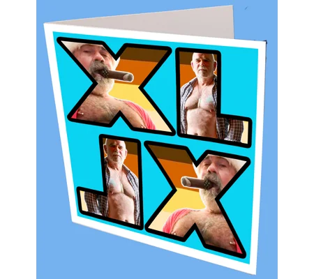 XL Bear Greeting Card