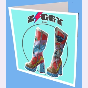 Ziggy Boots Greeting Card