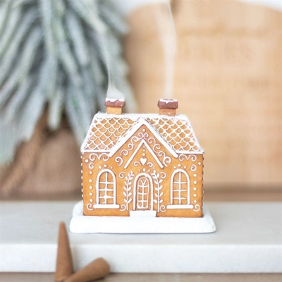 Gingerbread House Incense Cone Burner | Christmas Best Seller