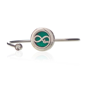 Aromatherapy Jewellery Crystal Bracelet - Infinite Love - 20mm Aromatherapy Jewellery Crystal Bracelet - Infinite Love - 20mm