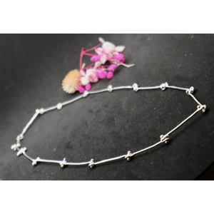 Sterling Silver Barbell Chain