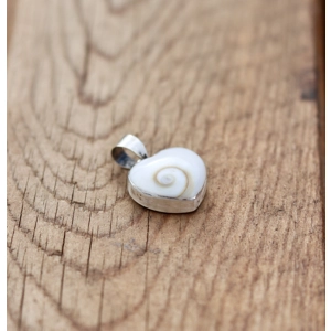 Shiva eye shell pendant