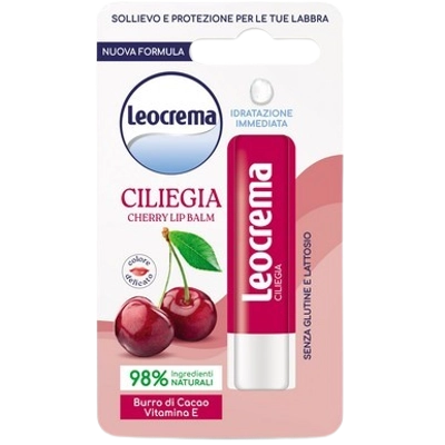 Leocrema balsamo labbra ciliegia 5,5ml Leocrema balsamo labbra ciliegia 5,5ml