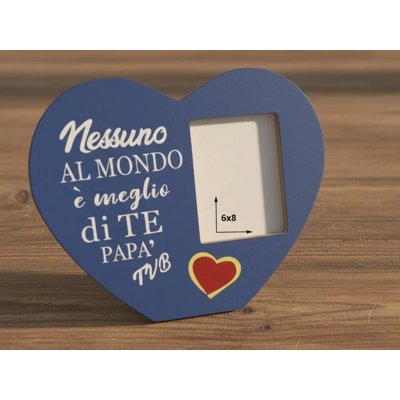 Portafoto  Cuore in  Legno