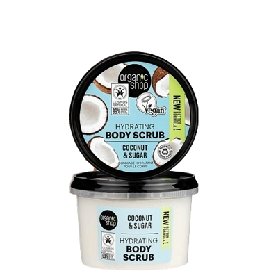 Organic shop - scrub corpo coconut e sugar 250 ml Organic shop - scrub corpo coconut e sugar 250 ml