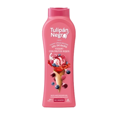 Tulipna negro - Yogurt con frutos rojos 650ml Tulipna negro - Yogurt con frutos rojos 650ml