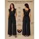 Tuta Intera Pois Donna Stile Casual Elegante