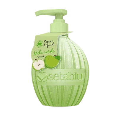 Setablu - sapone liquido rotondo mela verde 500 ml Setablu - sapone liquido rotondo mela verde 500 ml