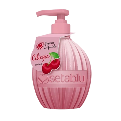 Setablu- sapone mani rotondo alla ciliegia 500 ml Setablu- sapone mani rotondo alla ciliegia 500 ml