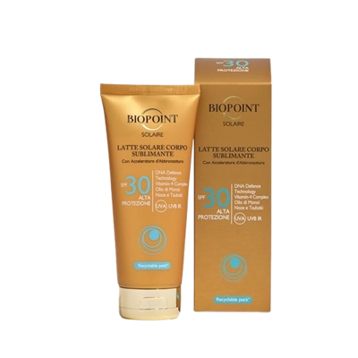 Biopoint - Latte solare corpo sublimante spf 30 200 ml Biopoint - Latte solare corpo sublimante spf 30 200 ml