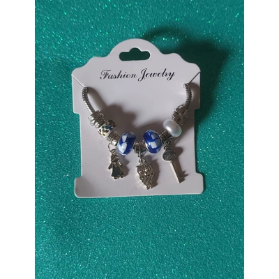 Bracciale con ciondolo gufo blu Bracciale con ciondolo gufo blu