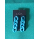 Iuvia - orecchino catena azzurro