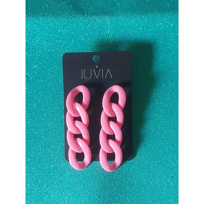 Iuvia - orecchino catena rosa